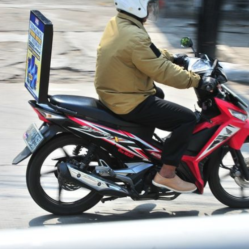 Pasang Iklan di Sepeda Motor